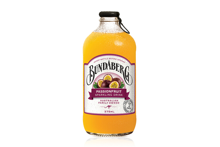 BUNDABERG SPARKLING FRUIT PASSION FRUIT FLAV DRINK 375ML